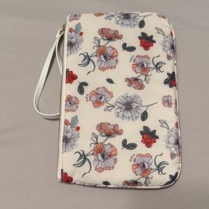 Furla Floral Patterned Wristlet